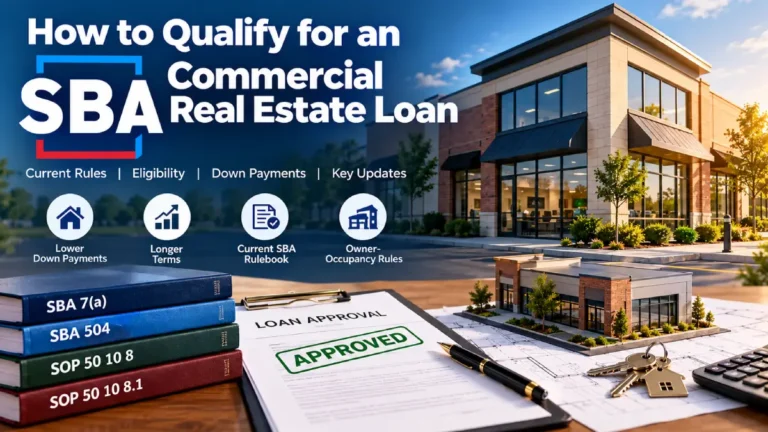 how to qualify for an SBA commercial real estate loan